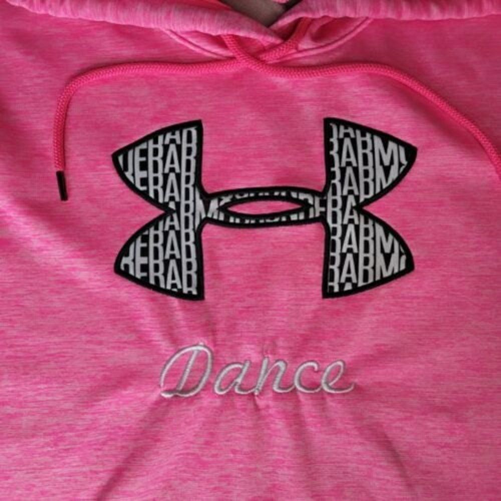 Under Armour Hoodie Bright Pink Dance Hoodie Women's Size Medium - Picture 4 of 7